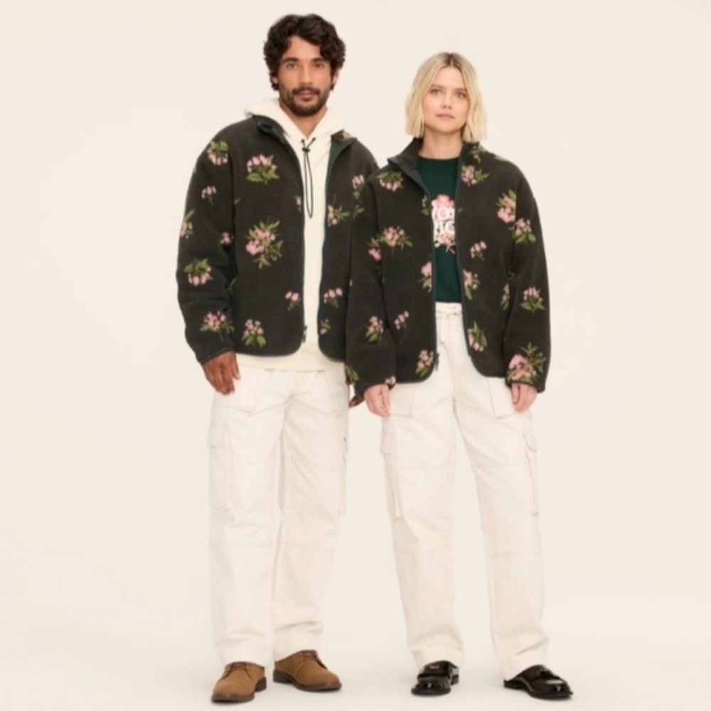 Woolrich X Target Floral fleece jacket NWT SIZE SMALL